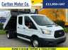 USED 2017 17 FORD TRANSIT 2.2 350 L3 D/CAB TIPPER +TOOL STORE 