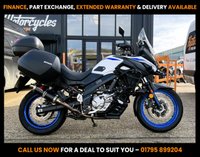 USED 2019 19 SUZUKI V-STROM 650 XT - BUY ONLINE 24 HRS A DAY - FINANCE AVAILABLE - ALL TYPES OF CREDIT ACCEPTED FULL LUGGAGE & BLACK WIDDOW EXHAUST
