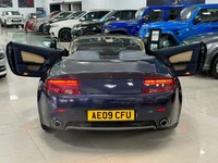 USED 2009 09 ASTON MARTIN VANTAGE 4.7 V8 ROADSTER 2d 420 BHP AMAZING DEALER HISTORY - BLUE & BEIGE CONTRAST INTERIOR!