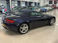 USED 2009 09 ASTON MARTIN VANTAGE 4.7 V8 ROADSTER 2d 420 BHP AMAZING DEALER HISTORY - BLUE & BEIGE CONTRAST INTERIOR!