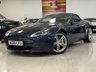 USED 2009 09 ASTON MARTIN VANTAGE 4.7 V8 ROADSTER 2d 420 BHP AMAZING DEALER HISTORY - BLUE & BEIGE CONTRAST INTERIOR!