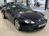 USED 2009 09 ASTON MARTIN VANTAGE 4.7 V8 ROADSTER 2d 420 BHP AMAZING DEALER HISTORY - BLUE & BEIGE CONTRAST INTERIOR!