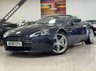 USED 2009 09 ASTON MARTIN VANTAGE 4.7 V8 ROADSTER 2d 420 BHP AMAZING DEALER HISTORY - BLUE & BEIGE CONTRAST INTERIOR!