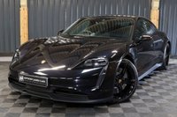 USED 2023 23 PORSCHE TAYCAN 4S (93KWH) 4d 563 BHP HUGE SPEC, VAT QUALIFYING CAR, TRIPLE BLACK WITH PAN ROOF, CAN BE PURCHASED WITH OR WITHOUT VAT