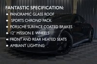 USED 2023 23 PORSCHE TAYCAN 4S (93KWH) 4d 563 BHP HUGE SPEC, VAT QUALIFYING CAR, TRIPLE BLACK WITH PAN ROOF, CAN BE PURCHASED WITH OR WITHOUT VAT