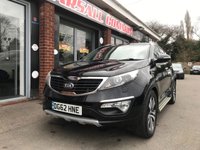 USED 2012 62 KIA SPORTAGE 1.7 CRDI 3 SAT NAV 5d 114 BHP 2 KEYS~1 FORMER KEEPR~NAV