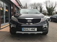 USED 2012 62 KIA SPORTAGE 1.7 CRDI 3 SAT NAV 5d 114 BHP 2 KEYS~1 FORMER KEEPR~NAV