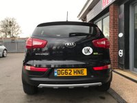 USED 2012 62 KIA SPORTAGE 1.7 CRDI 3 SAT NAV 5d 114 BHP 2 KEYS~1 FORMER KEEPR~NAV