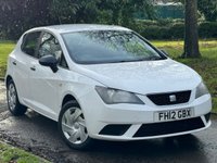USED 2012 12 SEAT IBIZA 1.2 S A/C 5d 69 BHP 