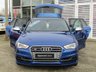 USED 2016 16 AUDI A3 2.0 S3 SPORTBACK QUATTRO NAV 5d 296 BHP Finished in SEPANG BLUE pearl with contrasting Ebony full heated SPORTS LEATHER seats. This 4x4 S3 has an advanced 2.0 turbocharged petrol engine pumping out 300 BHP, blistering performance with arguably the highest quality interior in its class. Features include Sat Nav, PAN ROOF, Full Heated Leather, DAB, Bang and Olufsen Speakers, B/tooth, LED run lights, Park Senors and Cruise. Dealer serviced at 13700 miles, 26057 miles, 41973 miles, 47104 miles, 55183 miles, 59959 miles and at 68410 miles