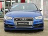 USED 2016 16 AUDI A3 2.0 S3 SPORTBACK QUATTRO NAV 5d 296 BHP Finished in SEPANG BLUE pearl with contrasting Ebony full heated SPORTS LEATHER seats. This 4x4 S3 has an advanced 2.0 turbocharged petrol engine pumping out 300 BHP, blistering performance with arguably the highest quality interior in its class. Features include Sat Nav, PAN ROOF, Full Heated Leather, DAB, Bang and Olufsen Speakers, B/tooth, LED run lights, Park Senors and Cruise. Dealer serviced at 13700 miles, 26057 miles, 41973 miles, 47104 miles, 55183 miles, 59959 miles and at 68410 miles
