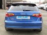 USED 2016 16 AUDI A3 2.0 S3 SPORTBACK QUATTRO NAV 5d 296 BHP Finished in SEPANG BLUE pearl with contrasting Ebony full heated SPORTS LEATHER seats. This 4x4 S3 has an advanced 2.0 turbocharged petrol engine pumping out 300 BHP, blistering performance with arguably the highest quality interior in its class. Features include Sat Nav, PAN ROOF, Full Heated Leather, DAB, Bang and Olufsen Speakers, B/tooth, LED run lights, Park Senors and Cruise. Dealer serviced at 13700 miles, 26057 miles, 41973 miles, 47104 miles, 55183 miles, 59959 miles and at 68410 miles