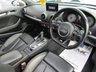 USED 2016 16 AUDI A3 2.0 S3 SPORTBACK QUATTRO NAV 5d 296 BHP Finished in SEPANG BLUE pearl with contrasting Ebony full heated SPORTS LEATHER seats. This 4x4 S3 has an advanced 2.0 turbocharged petrol engine pumping out 300 BHP, blistering performance with arguably the highest quality interior in its class. Features include Sat Nav, PAN ROOF, Full Heated Leather, DAB, Bang and Olufsen Speakers, B/tooth, LED run lights, Park Senors and Cruise. Dealer serviced at 13700 miles, 26057 miles, 41973 miles, 47104 miles, 55183 miles, 59959 miles and at 68410 miles