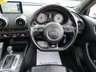 USED 2016 16 AUDI A3 2.0 S3 SPORTBACK QUATTRO NAV 5d 296 BHP Finished in SEPANG BLUE pearl with contrasting Ebony full heated SPORTS LEATHER seats. This 4x4 S3 has an advanced 2.0 turbocharged petrol engine pumping out 300 BHP, blistering performance with arguably the highest quality interior in its class. Features include Sat Nav, PAN ROOF, Full Heated Leather, DAB, Bang and Olufsen Speakers, B/tooth, LED run lights, Park Senors and Cruise. Dealer serviced at 13700 miles, 26057 miles, 41973 miles, 47104 miles, 55183 miles, 59959 miles and at 68410 miles