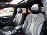 USED 2016 16 AUDI A3 2.0 S3 SPORTBACK QUATTRO NAV 5d 296 BHP Finished in SEPANG BLUE pearl with contrasting Ebony full heated SPORTS LEATHER seats. This 4x4 S3 has an advanced 2.0 turbocharged petrol engine pumping out 300 BHP, blistering performance with arguably the highest quality interior in its class. Features include Sat Nav, PAN ROOF, Full Heated Leather, DAB, Bang and Olufsen Speakers, B/tooth, LED run lights, Park Senors and Cruise. Dealer serviced at 13700 miles, 26057 miles, 41973 miles, 47104 miles, 55183 miles, 59959 miles and at 68410 miles