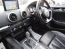 USED 2016 16 AUDI A3 2.0 S3 SPORTBACK QUATTRO NAV 5d 296 BHP Finished in SEPANG BLUE pearl with contrasting Ebony full heated SPORTS LEATHER seats. This 4x4 S3 has an advanced 2.0 turbocharged petrol engine pumping out 300 BHP, blistering performance with arguably the highest quality interior in its class. Features include Sat Nav, PAN ROOF, Full Heated Leather, DAB, Bang and Olufsen Speakers, B/tooth, LED run lights, Park Senors and Cruise. Dealer serviced at 13700 miles, 26057 miles, 41973 miles, 47104 miles, 55183 miles, 59959 miles and at 68410 miles