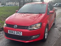 USED 2012 62 VOLKSWAGEN POLO 1.2 MATCH 3d 59 BHP 