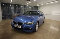USED 2015 15 BMW 3 SERIES 2.0 320I XDRIVE M SPORT 4d 181 BHP IN STUNNING ESTORIL BLUE WITH DIGITAL BMW SERVICE RECORD AND FITTED WITH GREAT FACTORY OPTIONS
