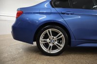 USED 2015 15 BMW 3 SERIES 2.0 320I XDRIVE M SPORT 4d 181 BHP IN STUNNING ESTORIL BLUE WITH DIGITAL BMW SERVICE RECORD AND FITTED WITH GREAT FACTORY OPTIONS
