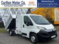 USED 2018 18 CITROEN RELAY 35 2.0 BLUE CAGED TIPPER & TOOL POD  129 BHP Direct from lease Company Fully Documented Service History