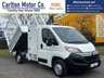USED 2018 18 CITROEN RELAY 35 2.0 BLUE CAGED TIPPER & TOOL POD  129 BHP Direct from lease Company Fully Documented Service History