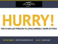 USED 2000 X PORSCHE 911 [996] CARRERA 2 COUPE 3.4  www.suffolkcarcentre.co.uk - Located at Reydon