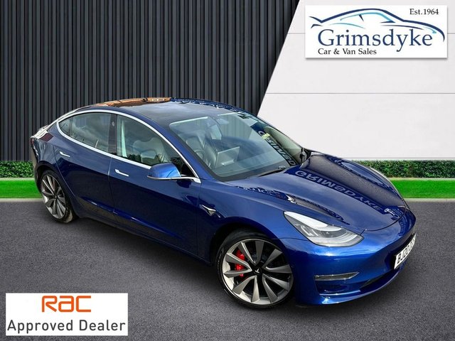 2020 20 Tesla Model 3 PERFORMANCE AWD 4d 483 BHP
