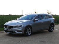 USED 2015 64 VOLVO V60 2.4 D6 PLUG-IN HYBRID R-DESIGN LUX NAV AWD 5d 286 BHP www.suffolkcarcentre.co.uk - Located at Ilketshall