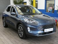 USED 2020 70 FORD KUGA 1.5 TITANIUM ECOBLUE 5d 119 BHP GENUINE LOW MILEAGE SAT NAV PARKING SENSORS CRUISE CONTROL PART LEATHER INTERIOR 1 OWNER EXCELLENT SERVICE HISTORY 6 MONTHS GOLD WARRANTY