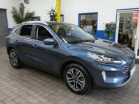 USED 2020 70 FORD KUGA 1.5 TITANIUM ECOBLUE 5d 119 BHP GENUINE LOW MILEAGE SAT NAV PARKING SENSORS CRUISE CONTROL PART LEATHER INTERIOR 1 OWNER EXCELLENT SERVICE HISTORY 6 MONTHS GOLD WARRANTY
