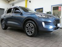 USED 2020 70 FORD KUGA 1.5 TITANIUM ECOBLUE 5d 119 BHP GENUINE LOW MILEAGE SAT NAV PARKING SENSORS CRUISE CONTROL PART LEATHER INTERIOR 1 OWNER EXCELLENT SERVICE HISTORY 6 MONTHS GOLD WARRANTY
