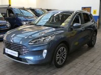 USED 2020 70 FORD KUGA 1.5 TITANIUM ECOBLUE 5d 119 BHP GENUINE LOW MILEAGE SAT NAV PARKING SENSORS CRUISE CONTROL PART LEATHER INTERIOR 1 OWNER EXCELLENT SERVICE HISTORY 6 MONTHS GOLD WARRANTY