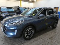 USED 2020 70 FORD KUGA 1.5 TITANIUM ECOBLUE 5d 119 BHP GENUINE LOW MILEAGE SAT NAV PARKING SENSORS CRUISE CONTROL PART LEATHER INTERIOR 1 OWNER EXCELLENT SERVICE HISTORY 6 MONTHS GOLD WARRANTY