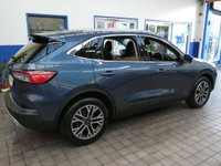 USED 2020 70 FORD KUGA 1.5 TITANIUM ECOBLUE 5d 119 BHP GENUINE LOW MILEAGE SAT NAV PARKING SENSORS CRUISE CONTROL PART LEATHER INTERIOR 1 OWNER EXCELLENT SERVICE HISTORY 6 MONTHS GOLD WARRANTY