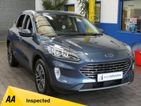 USED 2020 70 FORD KUGA 1.5 TITANIUM ECOBLUE 5d 119 BHP GENUINE LOW MILEAGE SAT NAV PARKING SENSORS CRUISE CONTROL PART LEATHER INTERIOR 1 OWNER EXCELLENT SERVICE HISTORY 6 MONTHS GOLD WARRANTY
