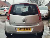 USED 2013 63 VAUXHALL AGILA 1.0 S AC ECOFLEX 5d 67 BHP 