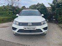 USED 2016 66 VOLKSWAGEN TOUAREG 3.0 V6 R-LINE TDI BLUEMOTION TECHNOLOGY 5d 262 BHP ONE PRE-FULL VW HISTORY-TOW BAR