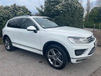 USED 2016 66 VOLKSWAGEN TOUAREG 3.0 V6 R-LINE TDI BLUEMOTION TECHNOLOGY 5d 262 BHP ONE PRE-FULL VW HISTORY-TOW BAR