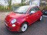 USED 2013 13 FIAT 500C 1.2 CONVERTIBLE COLOUR THERAPY 3d 69 BHP Convertible, Only &pound;35 Road Tax! Just Serviced, NEW MOT, Great fuel economy!