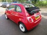 USED 2013 13 FIAT 500C 1.2 CONVERTIBLE COLOUR THERAPY 3d 69 BHP Convertible, Only &pound;35 Road Tax! Just Serviced, NEW MOT, Great fuel economy!