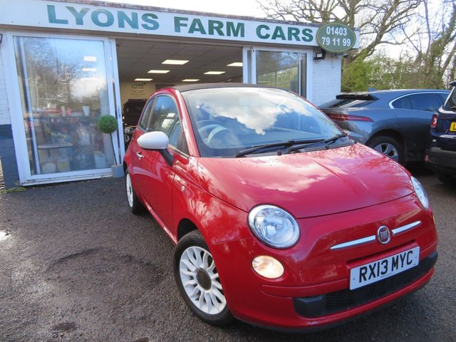 2013 13 Fiat 500c 1.2 CONVERTIBLE COLOUR THERAPY 3d 69 BHP