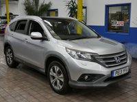 USED 2013 13 HONDA CR-V 2.2 I-DTEC EX 5d 148 BHP SAT NAV LEATHER HEATED SEATS PANORAMIC SUNROOF REAR VIEW CAMERA PARKING SENSORS