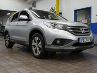 USED 2013 13 HONDA CR-V 2.2 I-DTEC EX 5d 148 BHP SAT NAV LEATHER HEATED SEATS PANORAMIC SUNROOF REAR VIEW CAMERA PARKING SENSORS