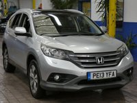 USED 2013 13 HONDA CR-V 2.2 I-DTEC EX 5d 148 BHP SAT NAV LEATHER HEATED SEATS PANORAMIC SUNROOF REAR VIEW CAMERA PARKING SENSORS