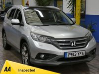 USED 2013 13 HONDA CR-V 2.2 I-DTEC EX 5d 148 BHP SAT NAV LEATHER HEATED SEATS PANORAMIC SUNROOF REAR VIEW CAMERA PARKING SENSORS