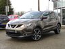 USED 2014 14 NISSAN QASHQAI 1.5 DCI TEKNA 5d 108 BHP Finished in BRONZE METALLIC with contrasting EBONY BLACK HEATED SEATS. The Qashqai is one of the best selling SUV's around at the moment. This Top of the range edition is comfy, easy to drive and has enough space for 5 adults. Features include, Full heated leather, Sat Nav, Pan Roof, 360 Reverse Cameras, DAB, B/Tooth and more. Dealer serviced at 2667 miles, 6108 miles, 10549 miles, 18473 miles, 23886 miles, 42807 miles, 45746 miles, 57258 miles (Inc Cam Belt), 67431 miles and at 73131 miles.