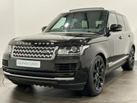 USED 2018 67 LAND ROVER RANGE ROVER 3.0 TDV6 VOGUE 5d 255 BHP Striking Santorini Black, Black Leather Interior, Panoramic Glass Roof