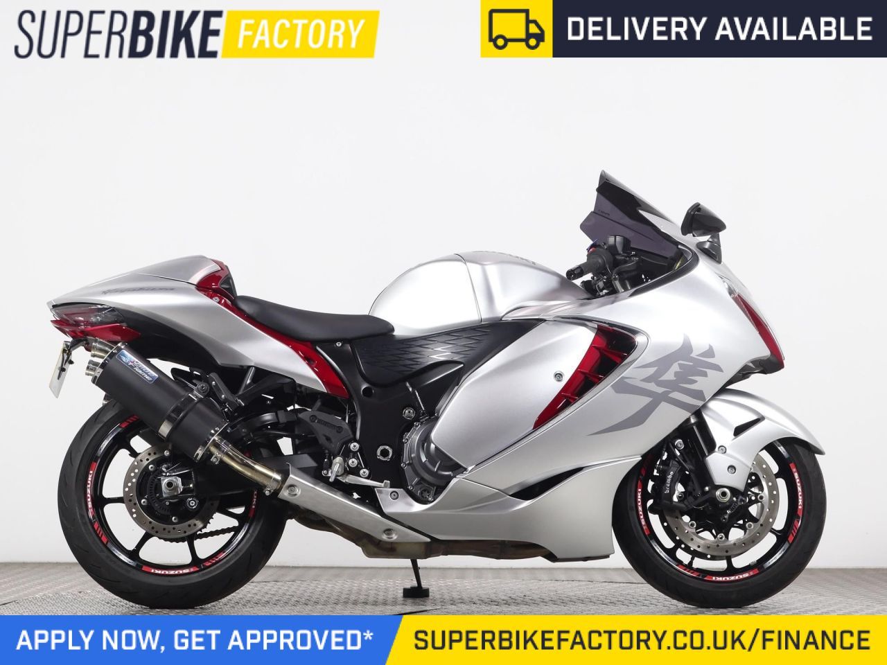 2021 SUZUKI GSX1300R HAYABUSA SILVER with 1089 miles - Used