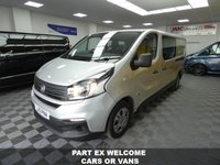 USED 2019 19 FIAT TALENTO 1.6 16V SX MULTIJET II ECOJET 125 BHP 6 SEAT CREW VAN WITH AIR CON  1 OWNER FACTORY 6 SEAT CREW VAN AIR CON & EURO 6