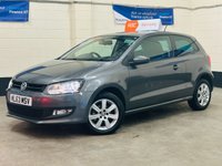 USED 2013 63 VOLKSWAGEN POLO 1.4 MATCH EDITION DSG AUTOMATIC 3 DOOR 83 BHP AUTOMATIC